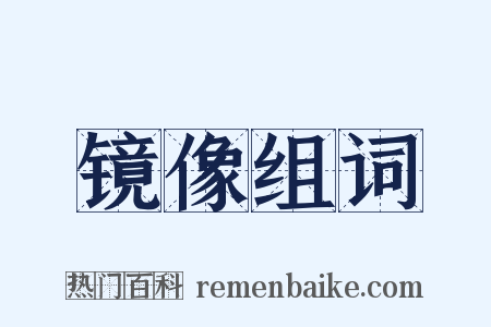 镜像组词是什么意思的图片